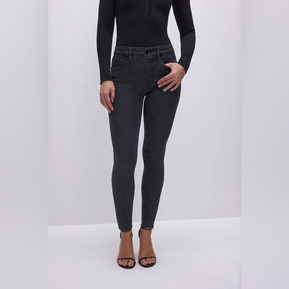 Good American Denim - Good American Good Legs Skinny Black/grey Jeans size 4/27